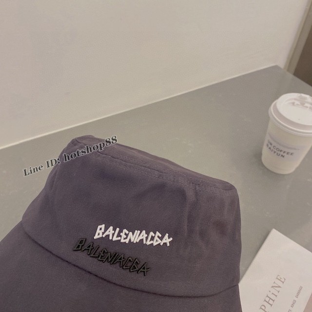 Balenciaga專櫃新款巴黎世家漁夫帽帆布帽男女通用款 mmyj3352